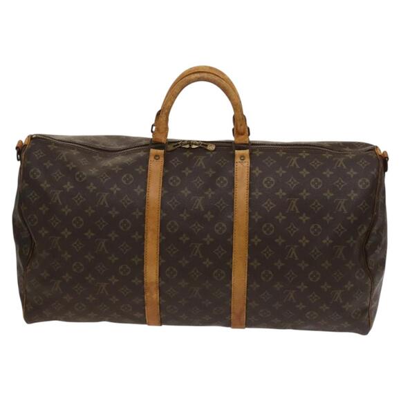 LOUIS VUITTON Monogram Keepall Bandouliere 60 Boston Bag M41412 - Picture 2 of 16
